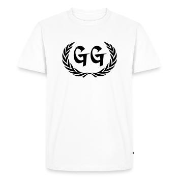 gg - T-shirt Premium bio Homme - blanc - Devant - Nico (187cm)