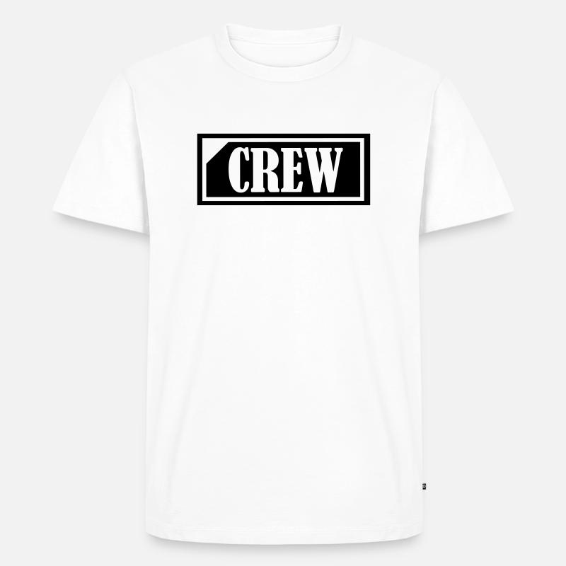 crew_1 - Männer Premium Bio T-Shirt - Weiß