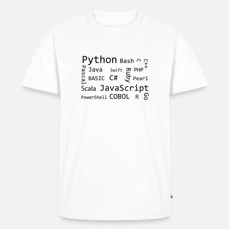 Programmer - Männer Premium Bio T-Shirt - Weiß