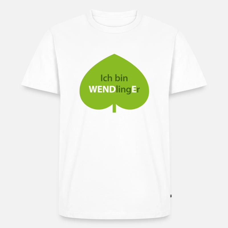 Ich bin WENDlingEr - Männer Premium Bio T-Shirt - Weiß
