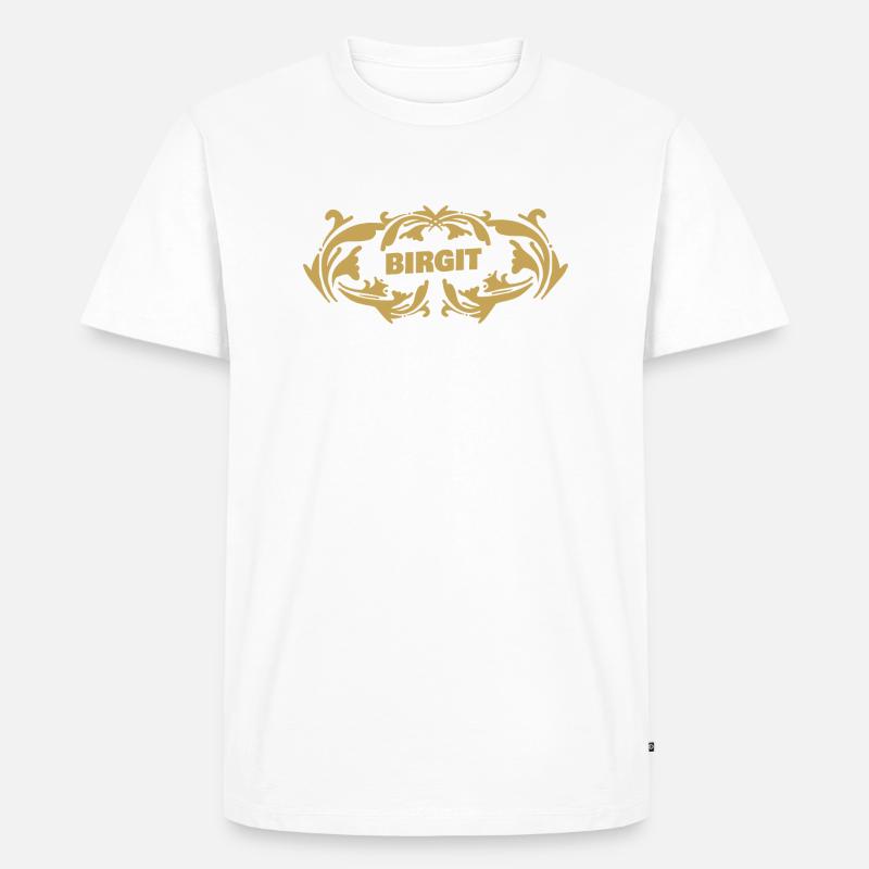 Birgit - T-shirt Premium bio Homme - blanc
