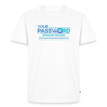 Network Security Specialist Gift - Men's Premium Organic T-Shirt - white - Front - Nico (187cm)