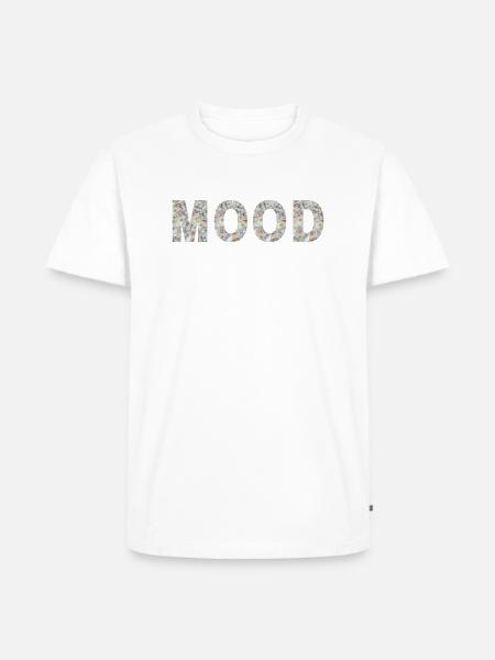 Money Mood Text - Männer Premium Bio T-Shirt - Weiß