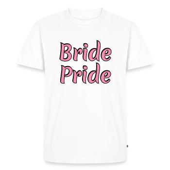 Fierté de la mariée - T-shirt Premium bio Homme - blanc - Devant - Nico (187cm)