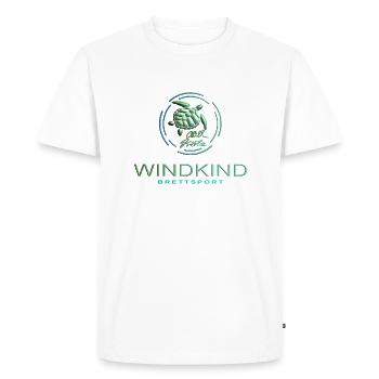 Chill toad - Men's Premium Organic T-Shirt - white - Front - Nico (187cm)