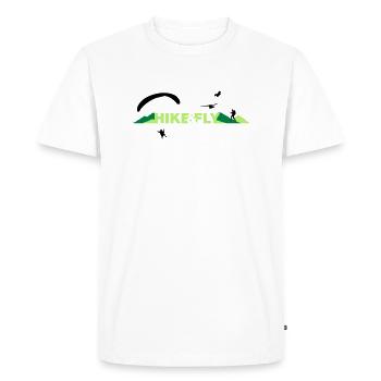 Hike & Fly - T-shirt Premium bio Homme - blanc - Devant - Nico (187cm)