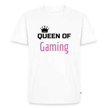 gamer gaming geek game informatique jeux vidéo - T-shirt Premium bio Homme - blanc - Devant - Nico (187cm)