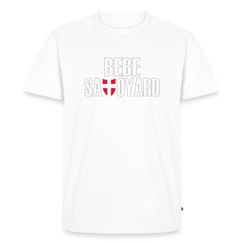 bebe savoyard - T-shirt Premium bio Homme - blanc - Devant - Nico (187cm)