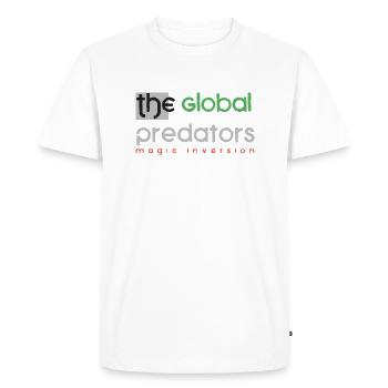 Le Global - T-shirt Premium bio Homme - blanc - Devant - Nico (187cm)