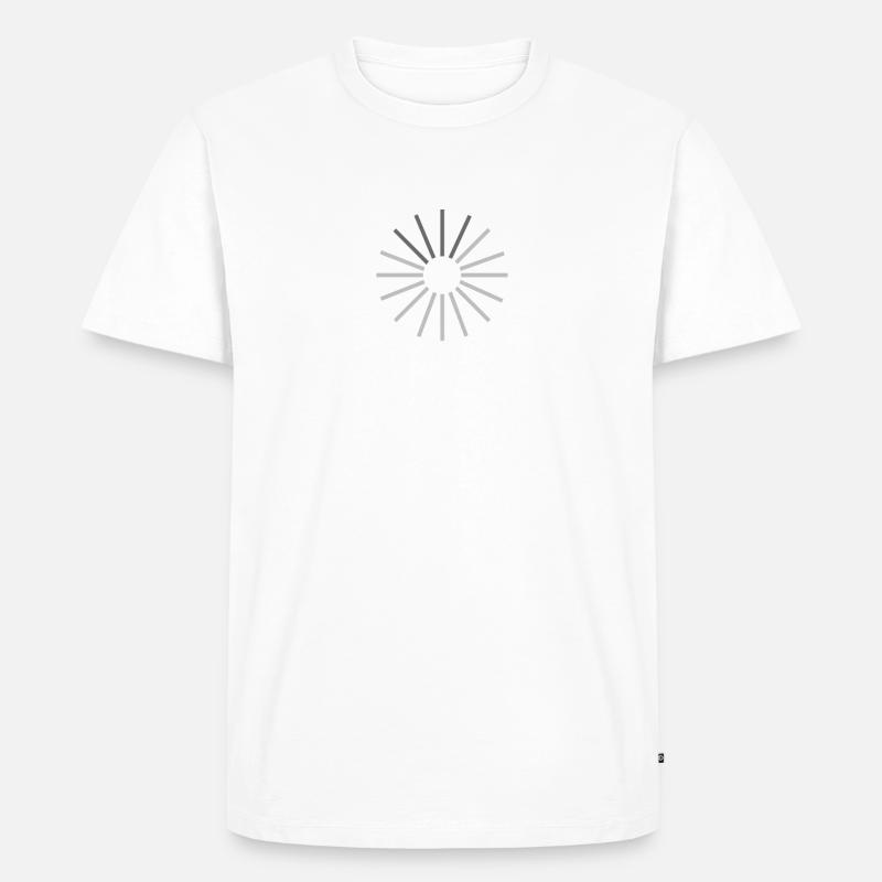 I am thinking - Männer Premium Bio T-Shirt - Weiß