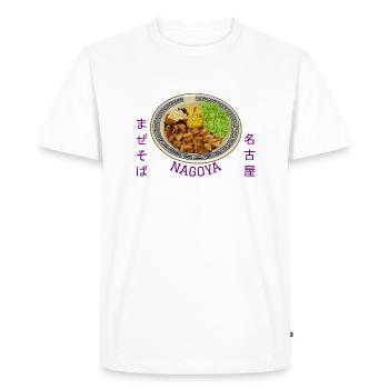 Nagoya Mazesoba - T-shirt Premium bio Homme - blanc - Devant - Nico (187cm)