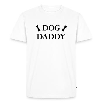 Hund Dog - Men's Premium Organic T-Shirt - white - Front - Nico (187cm)