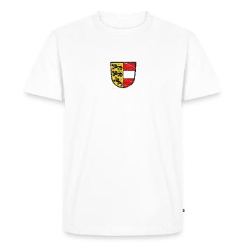 Carinthia Austria Flag Coat of Arms Mountains - Men's Premium Organic T-Shirt - white - Front - Nico (187cm)
