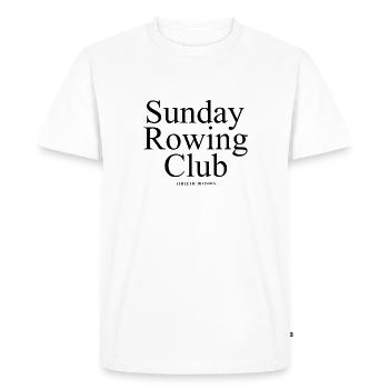 Sunday Rowing Club - Rowing - Rowers - Rowers - Men's Premium Organic T-Shirt - white - Front - Nico (187cm)