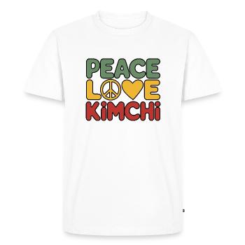 For all kimchi lovers - Men's Premium Organic T-Shirt - white - Front - Nico (187cm)