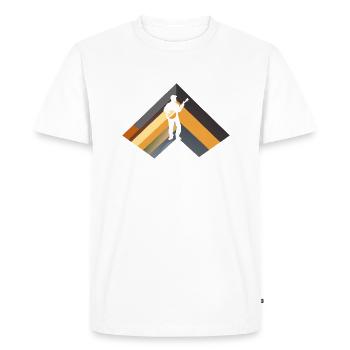 Musique country Dixieland - T-shirt Premium bio Homme - blanc - Devant - Nico (187cm)