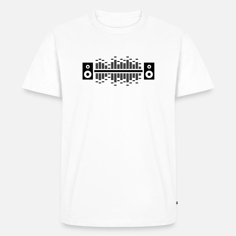equalizer__f1 - Männer Premium Bio T-Shirt - Weiß