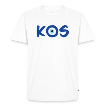 Nazar - Kos - T-shirt Premium bio Homme - blanc - Devant - Nico (187cm)