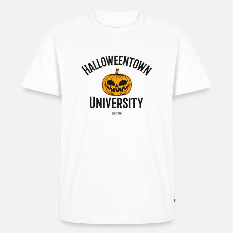 Halloweentown University - Männer Premium Bio T-Shirt - Weiß