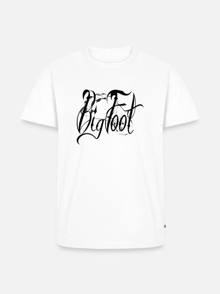 BIGFOOT - Men's Premium Organic T-Shirt - white