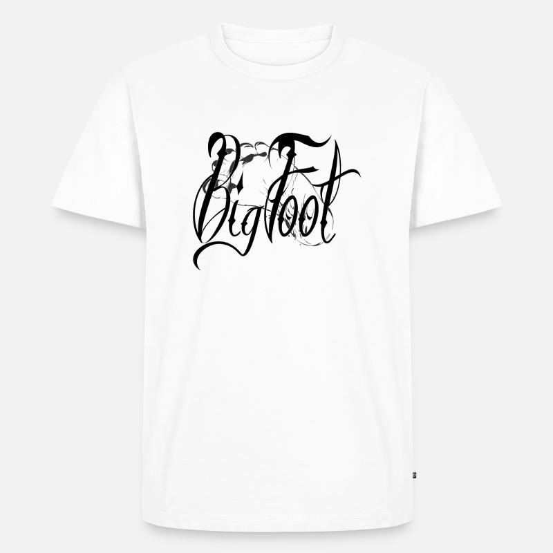 BIGFOOT - Männer Premium Bio T-Shirt - Weiß