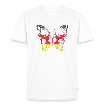 Germany Country Flag Official States Continent - Men's Premium Organic T-Shirt - white - Front - Nico (187cm)