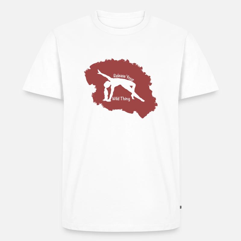 Release your wild Thing - Männer Premium Bio T-Shirt - Weiß