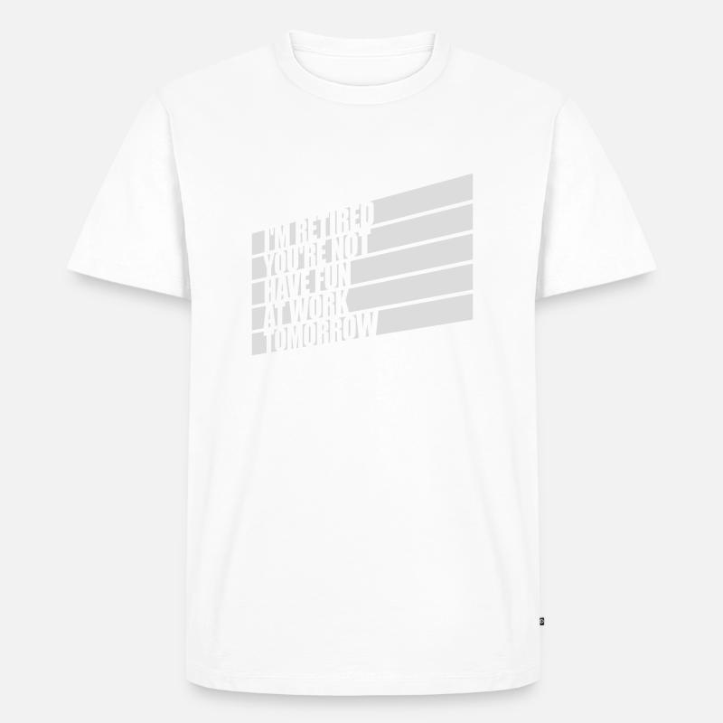 have fun at work - Männer Premium Bio T-Shirt - Weiß