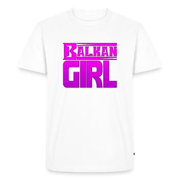 balkan croatia bosnia serbia juge exyu boy girl - Men's Premium Organic T-Shirt - white - Front - Nico (187cm)