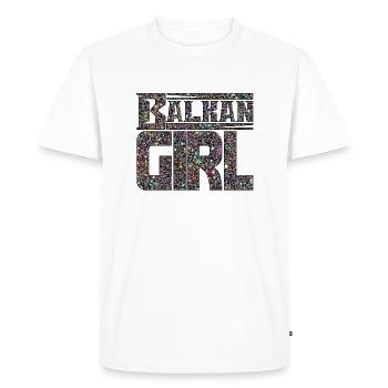 balkan croatia bosnia serbia juge exyu boy girl - Men's Premium Organic T-Shirt - white - Front - Nico (187cm)