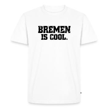 Brême - T-shirt Premium bio Homme - blanc - Devant - Nico (187cm)