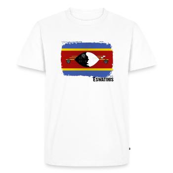 Swaziland, Eswatini, Royaume d’Eswatini - T-shirt Premium bio Homme - blanc - Devant - Nico (187cm)