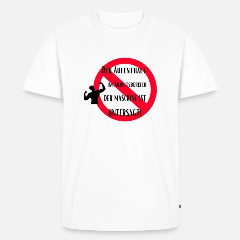 Restricted Zone Apparel - Männer Premium Bio T-Shirt - Weiß
