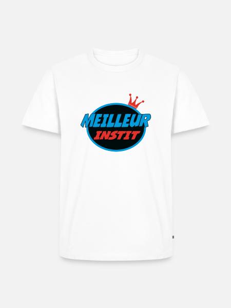 BESTER LEHRER - Männer Premium Bio T-Shirt - Weiß