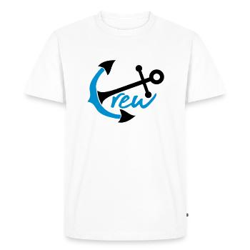 équipage équipage équipe amis bateau d’ancrage navire - T-shirt Premium bio Homme - blanc - Devant - Nico (187cm)