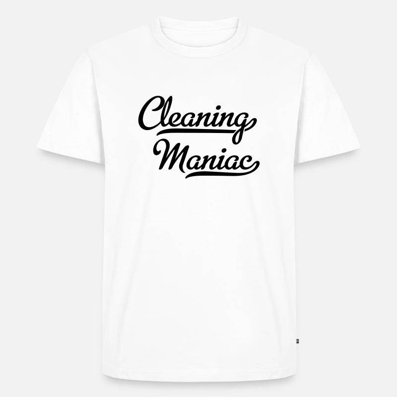 Putzteufel - Männer Premium Bio T-Shirt - Weiß