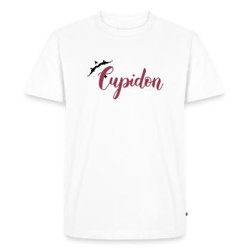Cupidon - T-shirt Premium bio Homme - blanc - Devant - Nico (187cm)