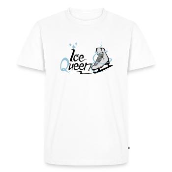Ice Queen - Men's Premium Organic T-Shirt - white - Front - Nico (187cm)