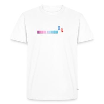 Baby is Loading - Men's Premium Organic T-Shirt - white - Front - Nico (187cm)