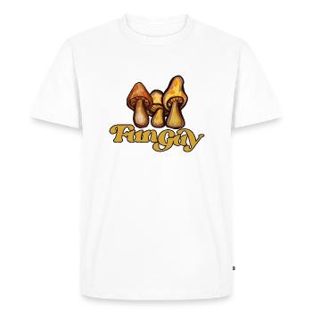 gars amusant - T-shirt Premium bio Homme - blanc - Devant - Nico (187cm)