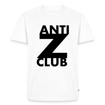 Anti z club - T-shirt Premium bio Homme - blanc - Devant - Nico (187cm)
