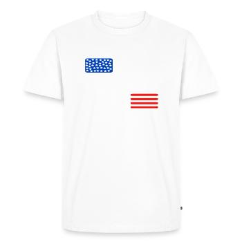 Missouri Ozark - T-shirt Premium bio Homme - blanc - Devant - Nico (187cm)