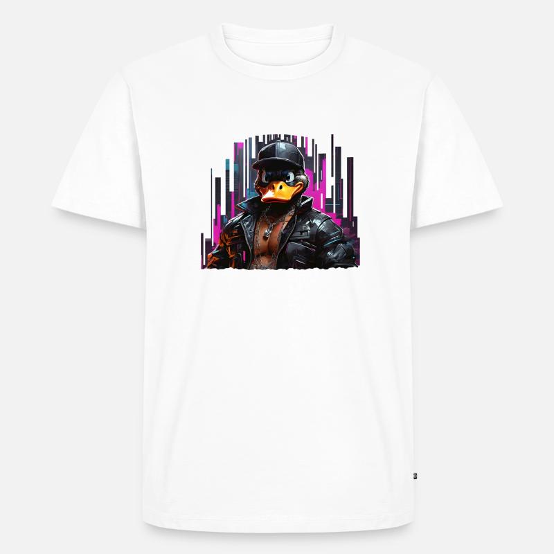 Rapper - Männer Premium Bio T-Shirt - Weiß