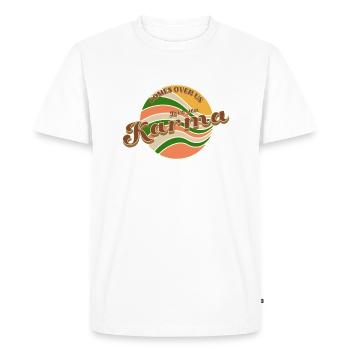 Karma - T-shirt Premium bio Homme - blanc - Devant - Nico (187cm)
