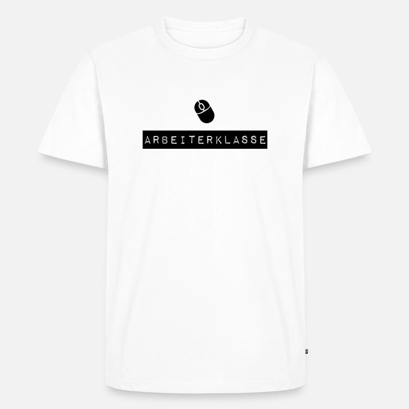 Arbeiterklasse - Männer Premium Bio T-Shirt - Weiß