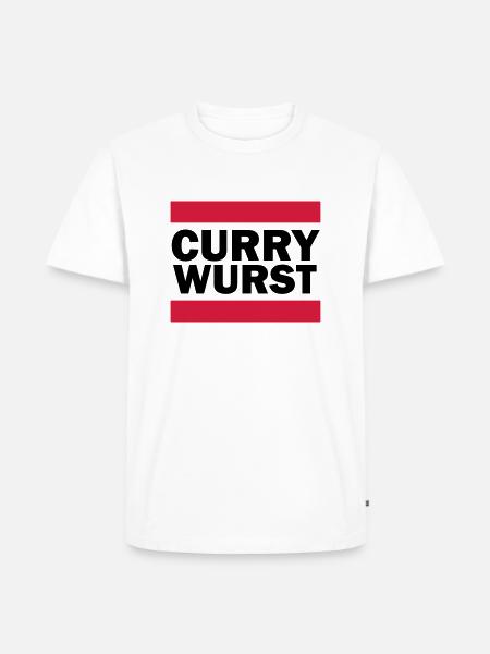 Currywurst - T-shirt Premium bio Homme - blanc