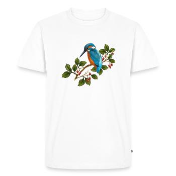 Colorful bird - Men's Premium Organic T-Shirt - white - Front - Nico (187cm)