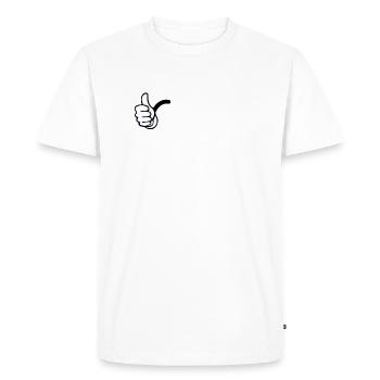 Amour gloire et beauté 2 - T-shirt Premium bio Homme - blanc - Devant - Nico (187cm)