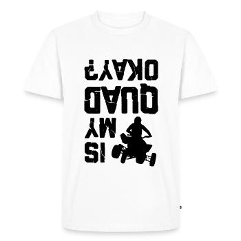 Quad Racer Quadr - T-shirt Premium bio Homme - blanc - Devant - Nico (187cm)