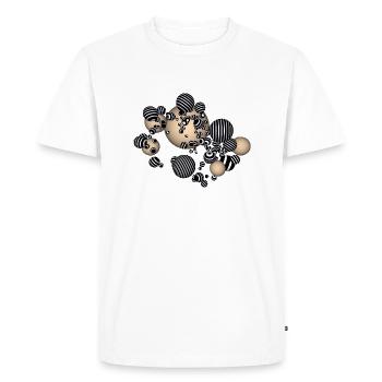 Globular cluster - Men's Premium Organic T-Shirt - white - Front - Nico (187cm)